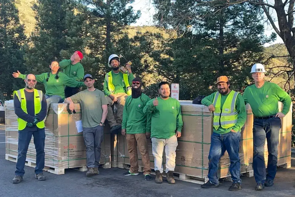 Expert Solar Installation Team at Duckhorn Wineries, Napa, CA