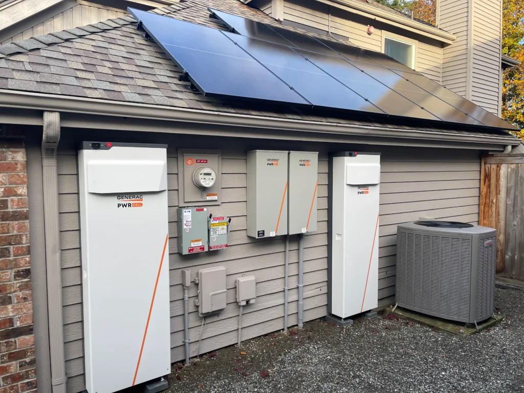 Generac brand PWR cell solar battery backup system